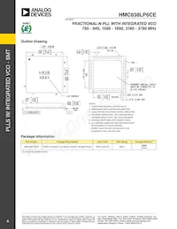 HMC838LP6CETR Datasheet Page 9