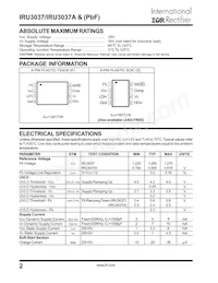 IRU3037ACSTRPBF Datenblatt Seite 2