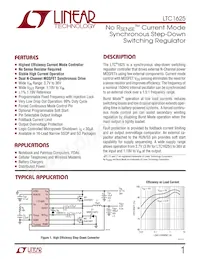 LTC1625CGN#TRPBF Datasheet Cover