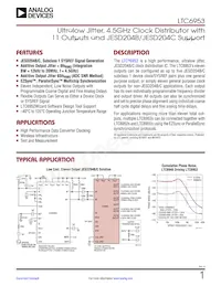 LTC6953IUKG#TRPBF Datenblatt Cover