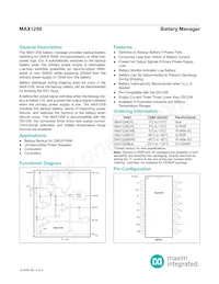 MAX1259EWE Datasheet Copertura