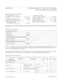 MAX13253ATB+T Datasheet Page 2