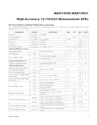 MAX14921ECS+T Datasheet Pagina 3