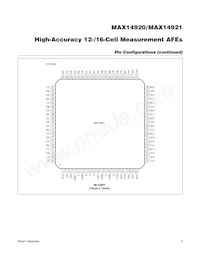 MAX14921ECS+T Datasheet Page 9