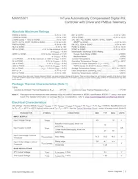 MAX15301AA01+TCK Datasheet Pagina 2