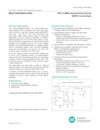 MAX16990ATCD/VY+ Datasheet Cover