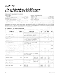 MAX1771ESA+TG002 Datasheet Pagina 2