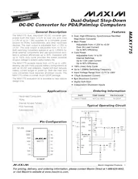 MAX1775EEE-T Datenblatt Cover