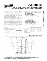 MAX1956ETI+T Datasheet Copertura