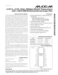 MAX3248ECAI+ Datenblatt Cover