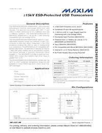 MAX3450EETE+TG104 Datenblatt Cover