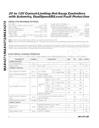 MAX4273ESE Datasheet Pagina 2