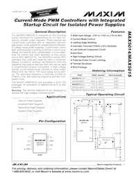 MAX5014ESA+TG002 Datenblatt Cover