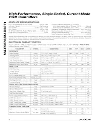 MAX5071CAUA-T Datasheet Pagina 2