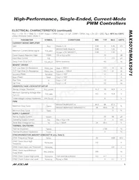 MAX5071CAUA-T Datasheet Pagina 5