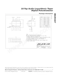 MAX5407EKA+T Datasheet Pagina 7