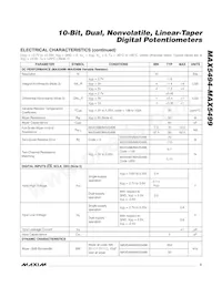 MAX5499ETE+T Datasheet Pagina 3