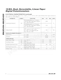 MAX5499ETE+T Datasheet Pagina 4