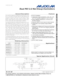 MAX5916EUI+T Datenblatt Cover