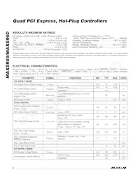 MAX5960LECS+T Datasheet Pagina 2