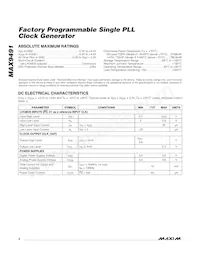 MAX9491ETP010+T Datasheet Pagina 2