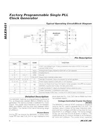 MAX9491ETP010+T Datasheet Pagina 6