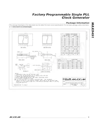 MAX9491ETP010+T Datasheet Pagina 9