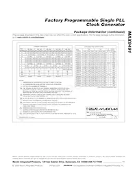 MAX9491ETP010+T Datasheet Pagina 11