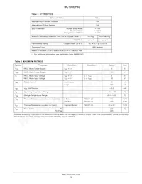 MC100EP40DT Datasheet Page 3