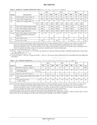 MC100EP40DT Datasheet Page 5