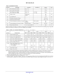 MC100LVEL39DWG Datasheet Pagina 3