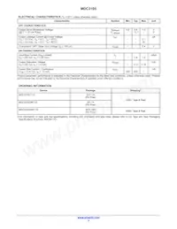 MDC3105DMT1 Datasheet Page 3