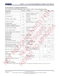 MP5011DQ-LF-P數據表 頁面 3