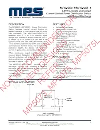 MP62261DS-1-LF Datasheet Cover