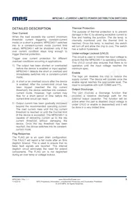 MP62340DS-1-LF Datasheet Pagina 9