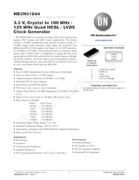 NB3N51044DTR2G Datenblatt Cover