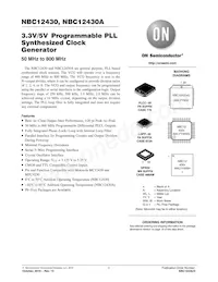 NBC12430AMNR4G Datasheet Copertura