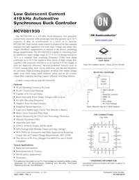 NCV881930MW00R2G數據表 封面