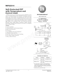 NIF62514T1G數據表 封面