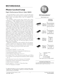 NLV74HC4046ADR2G Datasheet Copertura