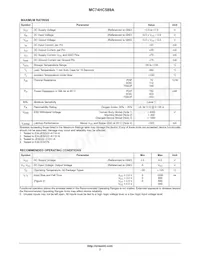NLV74HC589ADG Datasheet Page 2