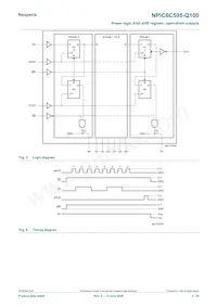 NPIC6C595PW-Q100 Datenblatt Seite 3