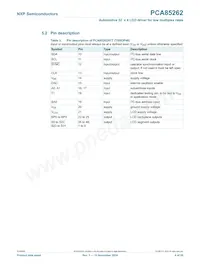 PCA85262ATT/AJ Datasheet Pagina 4