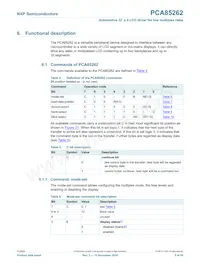 PCA85262ATT/AJ Datasheet Pagina 5