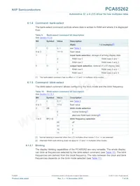 PCA85262ATT/AJ Datasheet Pagina 7