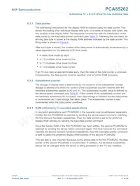 PCA85262ATT/AJ Datasheet Pagina 11