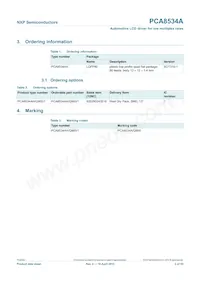 PCA8534AH/Q900/1 Datasheet Pagina 2