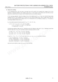 S-8204BBV-TCT1U Datasheet Pagina 17