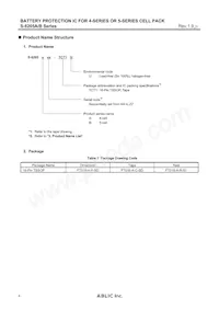 S-8205BAQ-TCT1U Datasheet Page 4