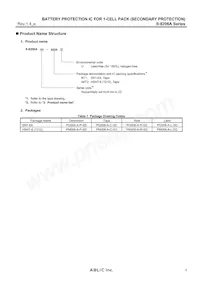 S-8206AAI-I6T1U Datasheet Pagina 5